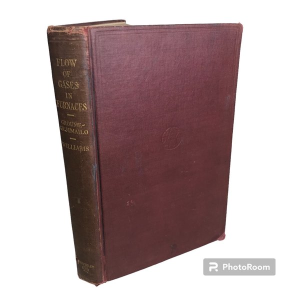 Flow of Gases in Furnaces 1923 Groume-Grjimailo English Appendix Iron Manufactur - Picture 1 of 16